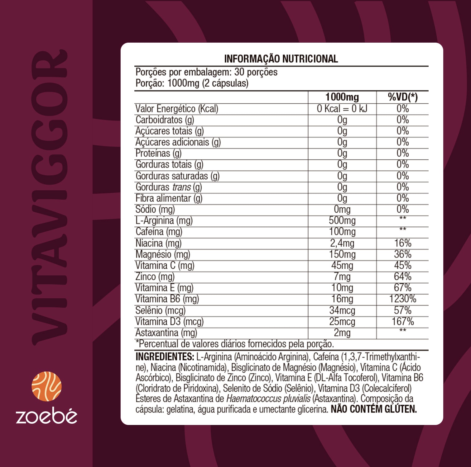 Vitaviggor – 60 Cápsulas