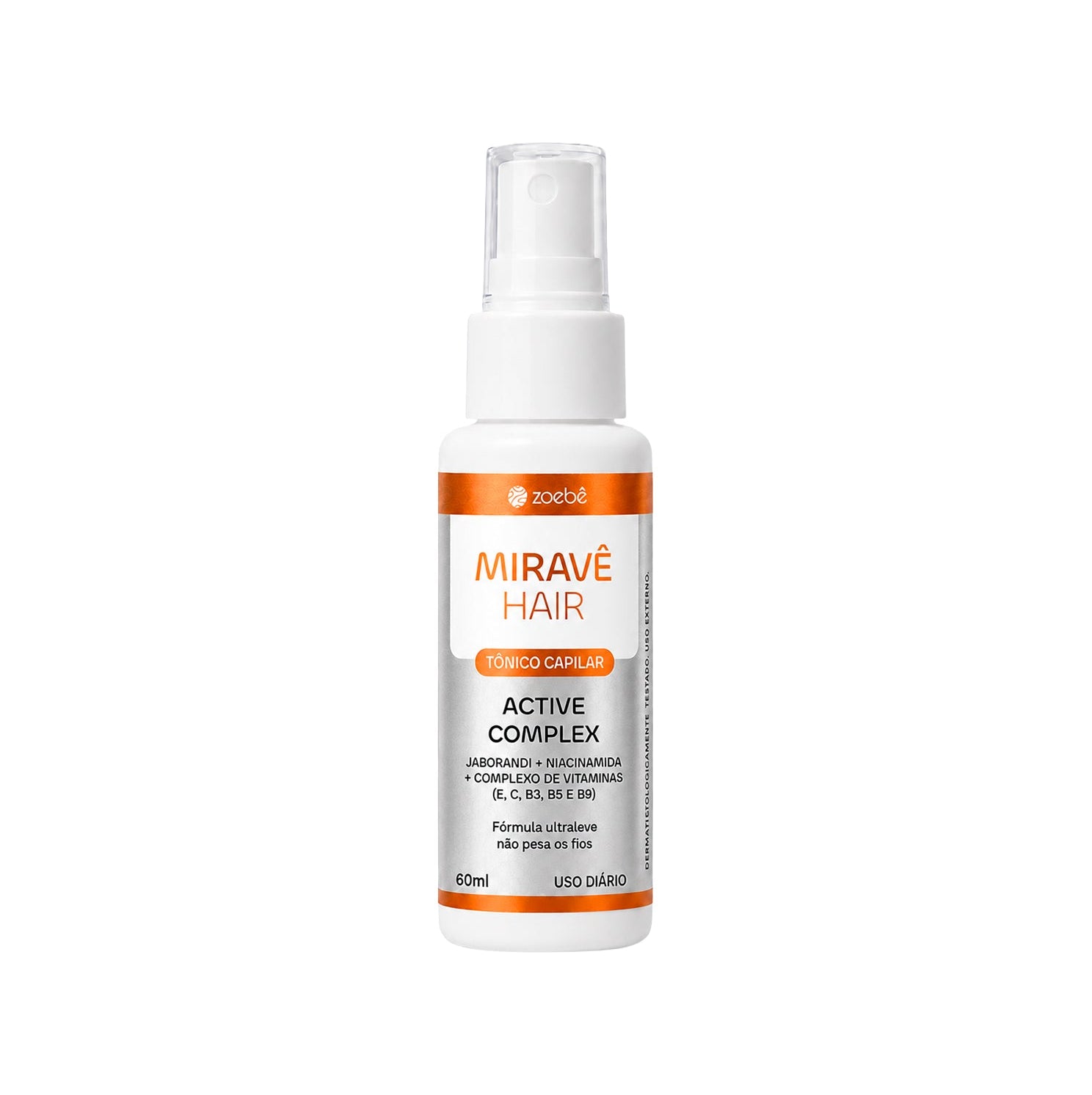 Tônico Miravê Hair Active Complex 60ml - Zoebé