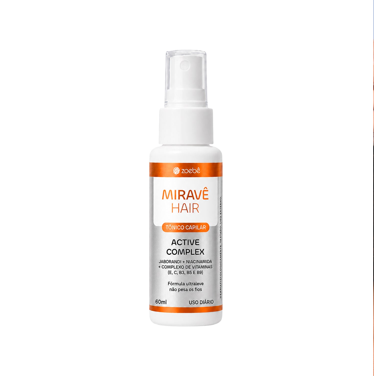 Tônico Miravê Hair Active Complex 60ml - Zoebé