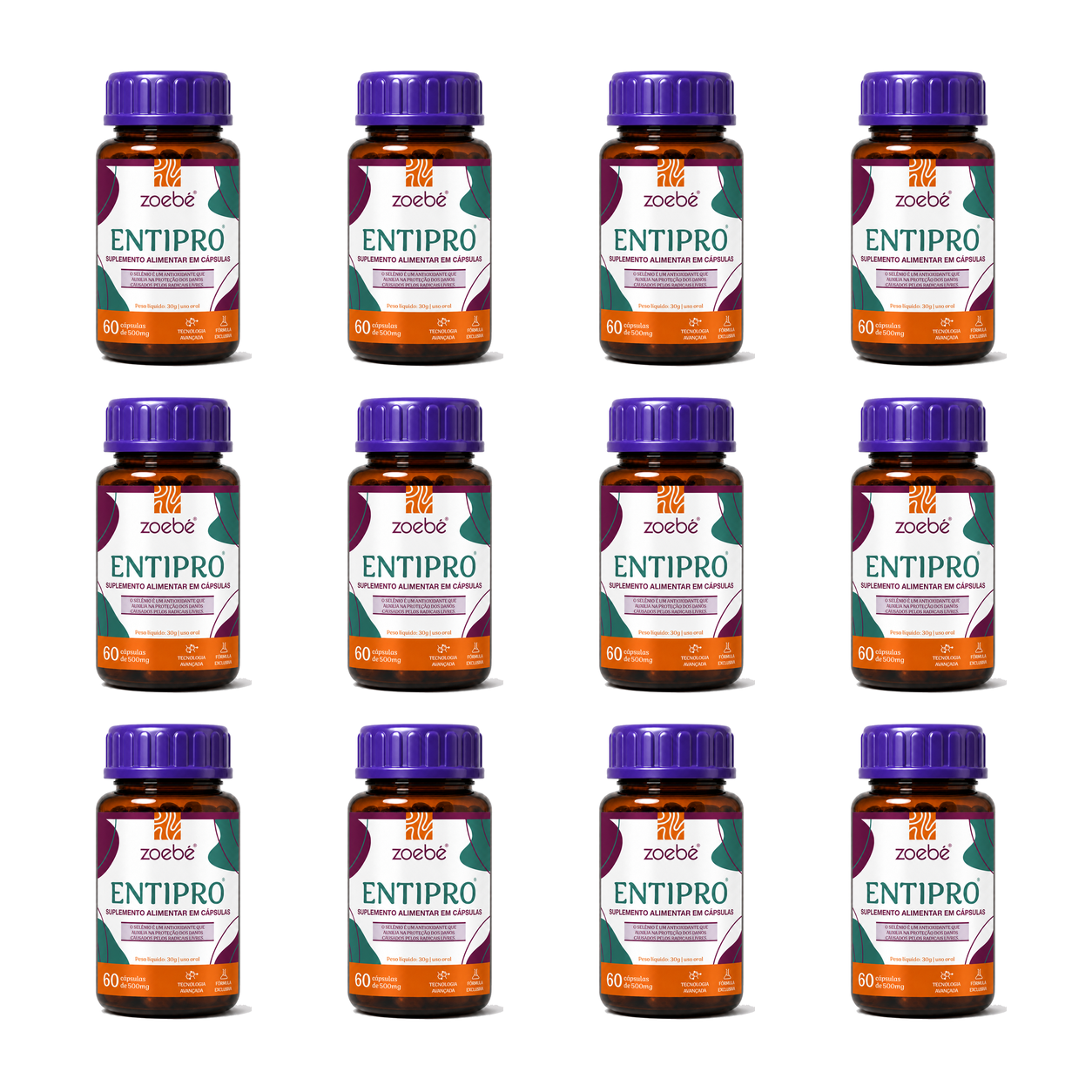 Entipro Kit C/ 12 - 720 Cápsulas