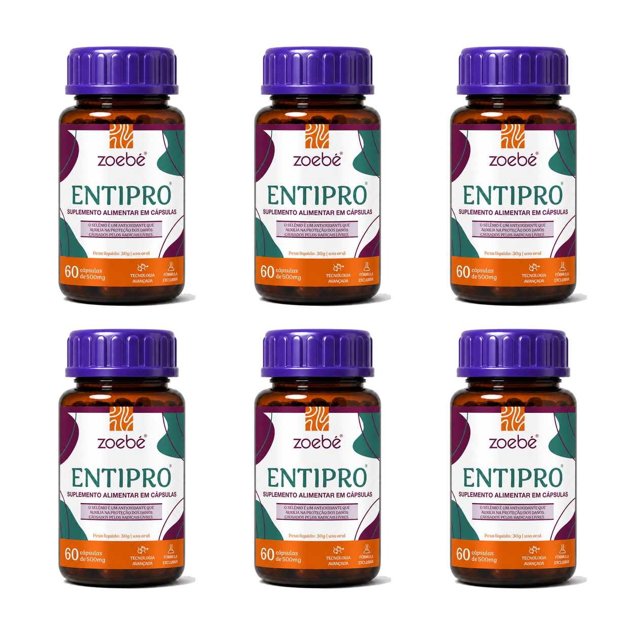 Entipro Kit C/ 6 - 360 Cápsulas