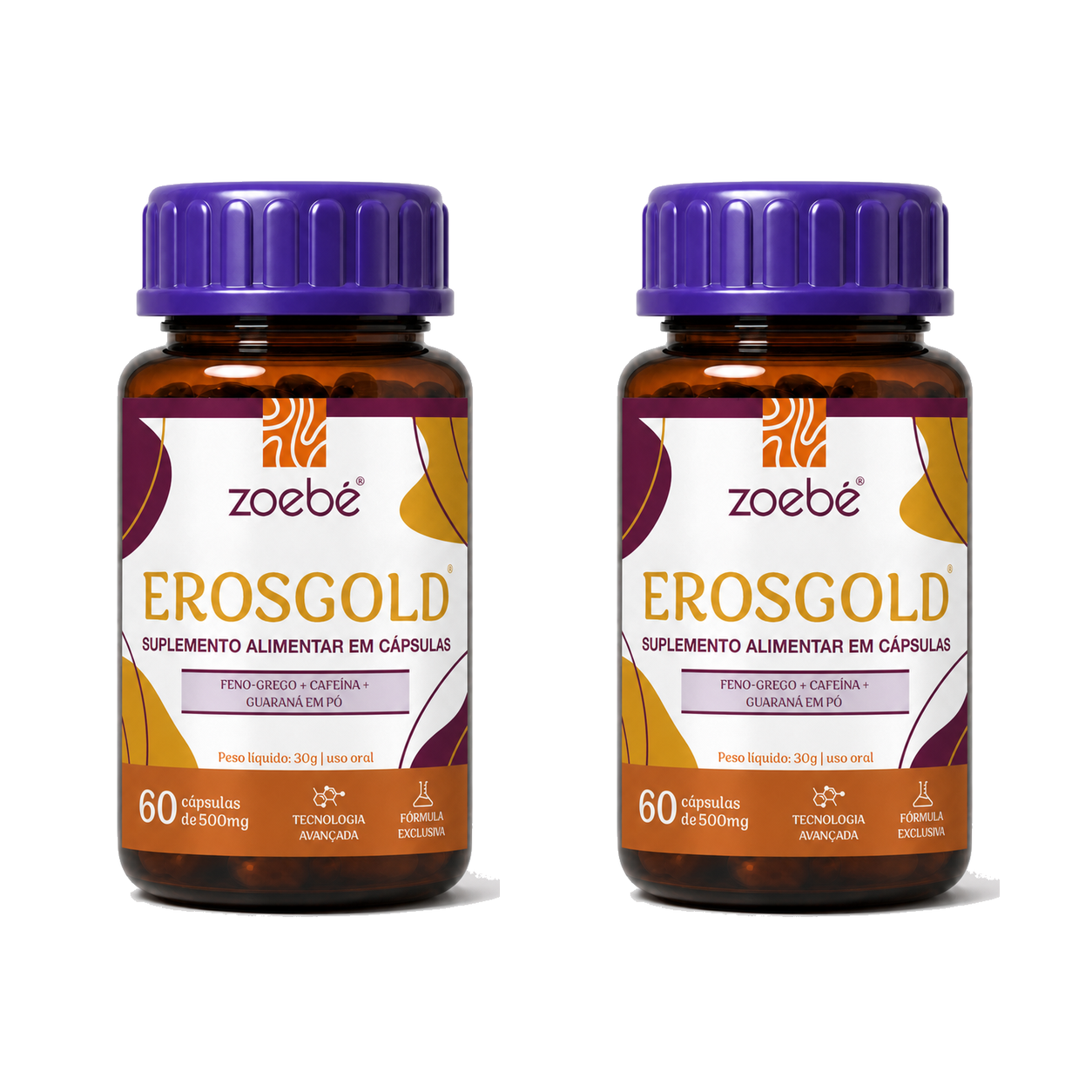 Erosgold Kit C/ 2 - 120 Cápsulas