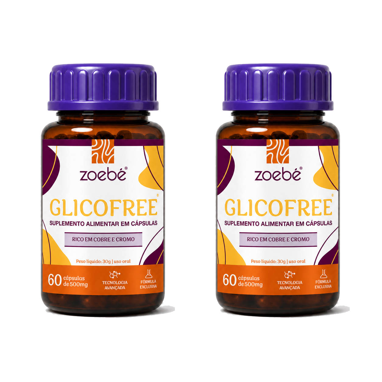 Glicofree Kit C/ 2 - 120 Cápsulas