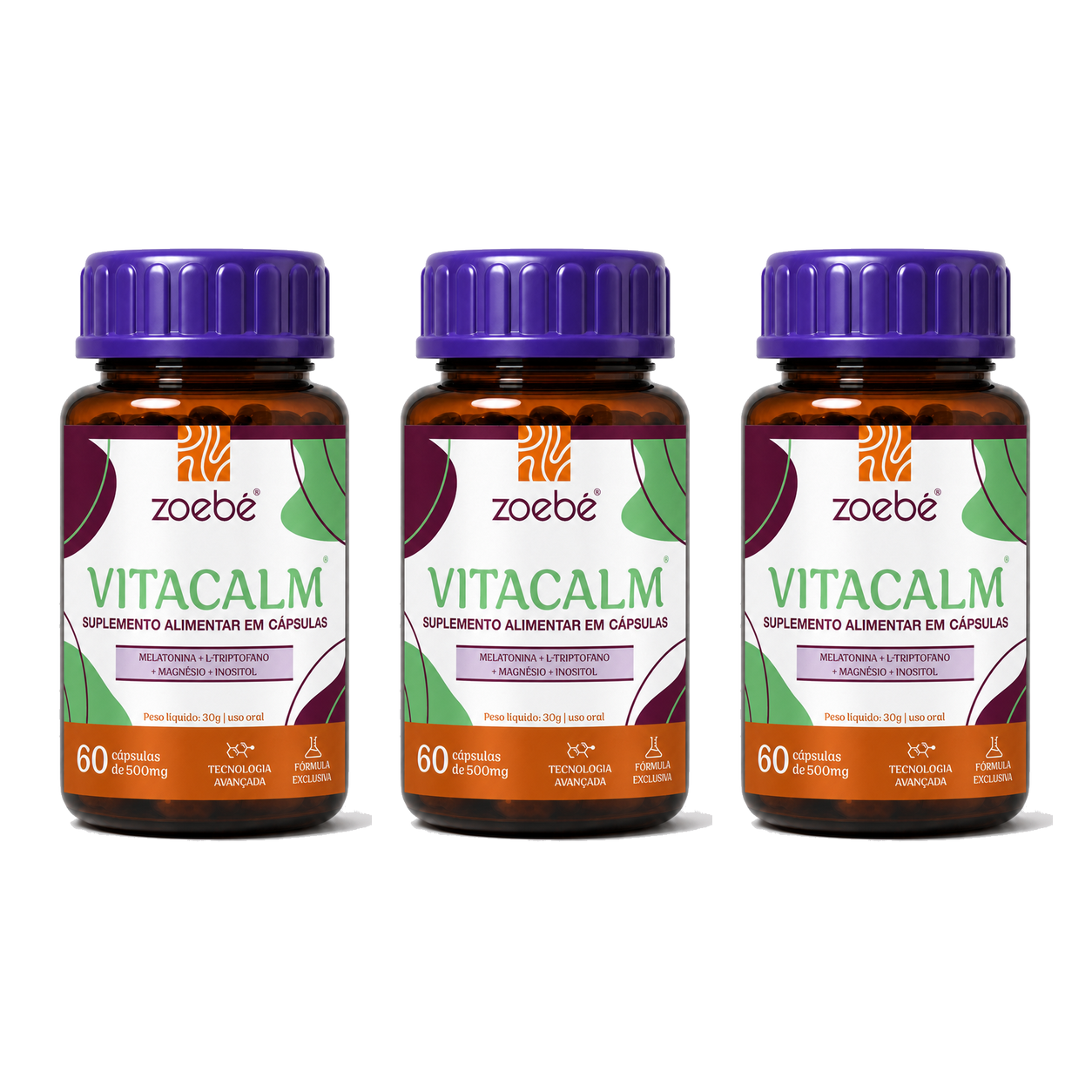 Vitacalm Kit C/ 3 - 180 Cápsulas