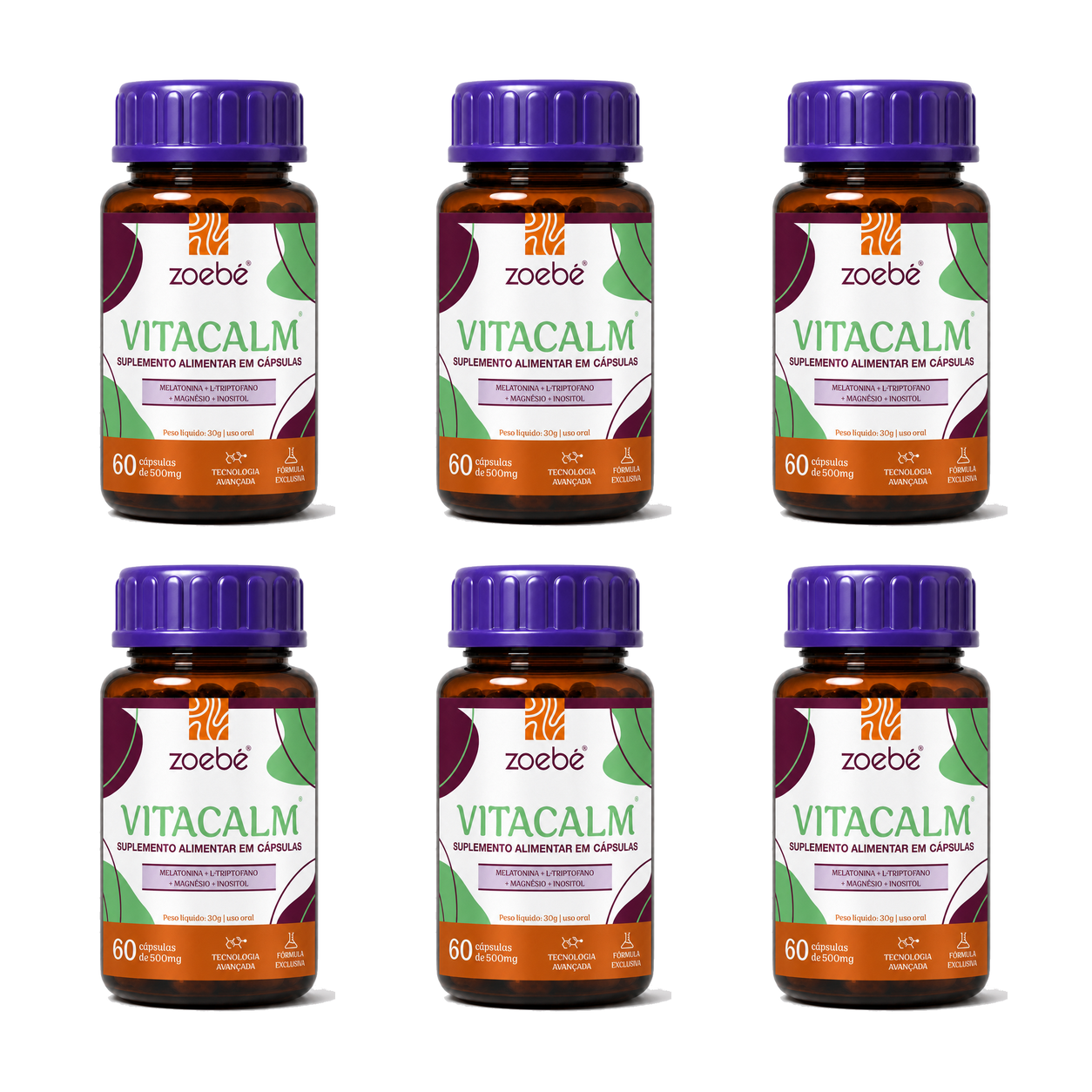 Vitacalm Kit C/ 6 - 360 Cápsulas